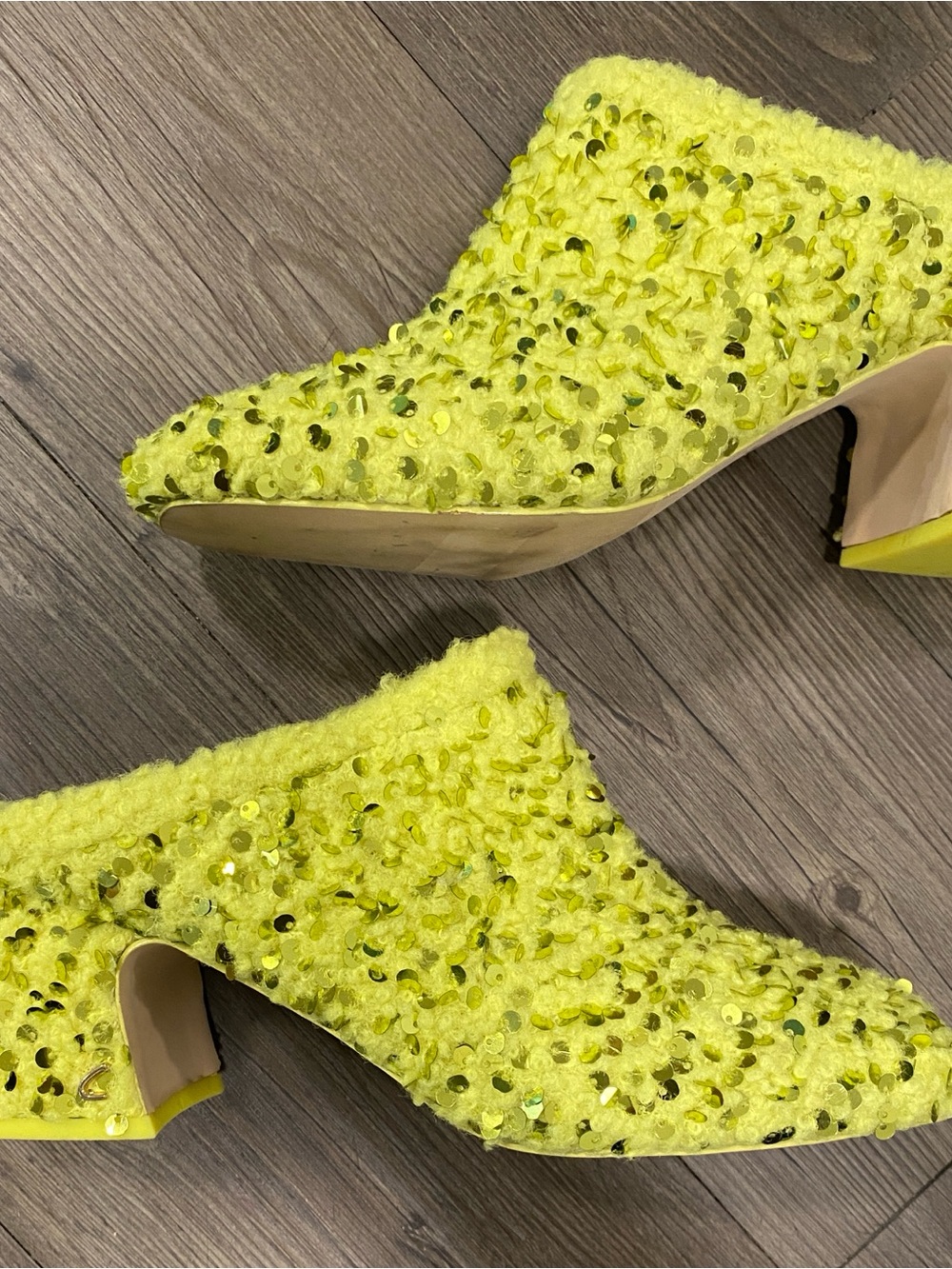 Circus NY by Sam Edelman Orin Mule - in acid line and all over sequins - Picture 6 of 7